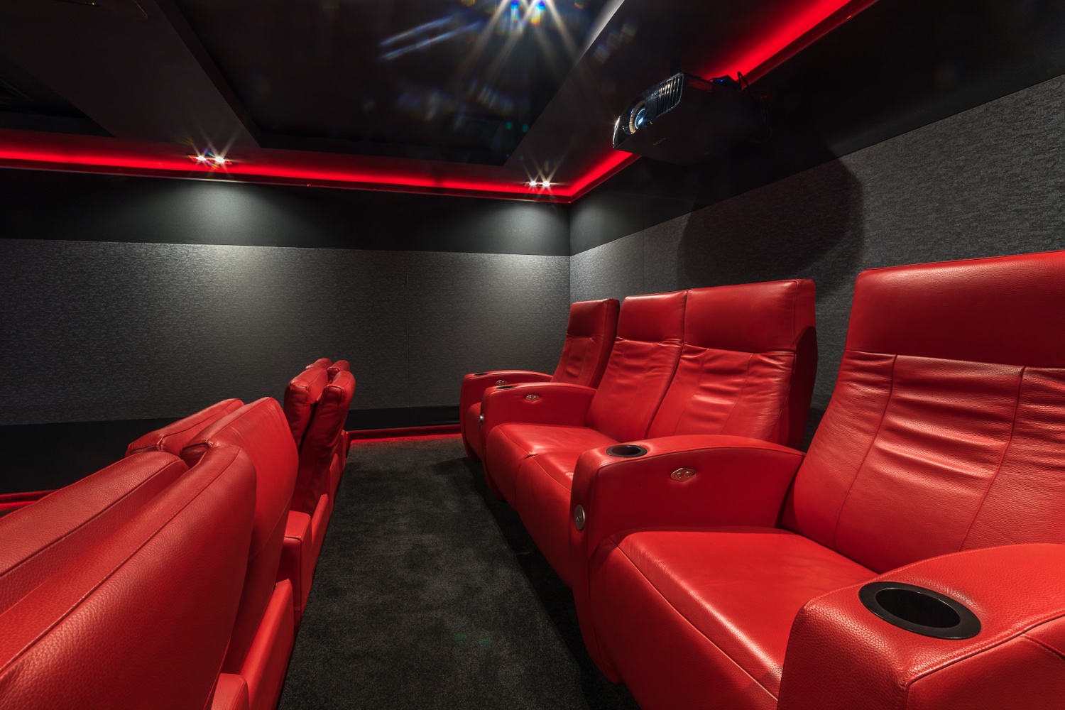 Dolby Atmos 7.2.4 home cinema installation by Hausba, LekkiLagos — featuring Bowers & Wilkins and Trinnov audiosystems