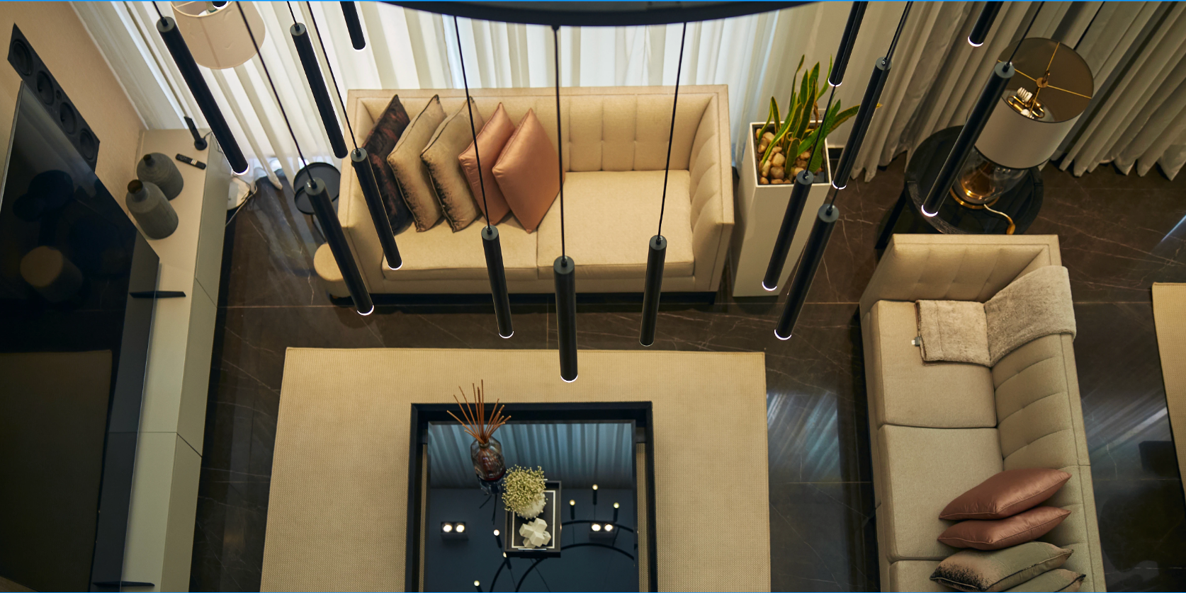 Lutron Homeworks QS smart lighting and audio installation at GMA Residence, Guzape Abuja by Hausba